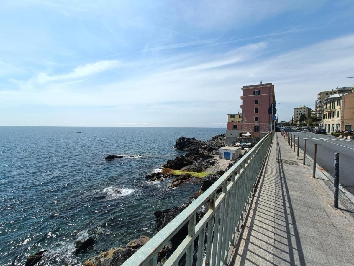 Incantevole Appartamento Genova Quinto Vicino Alla Spiaggia Exterior foto